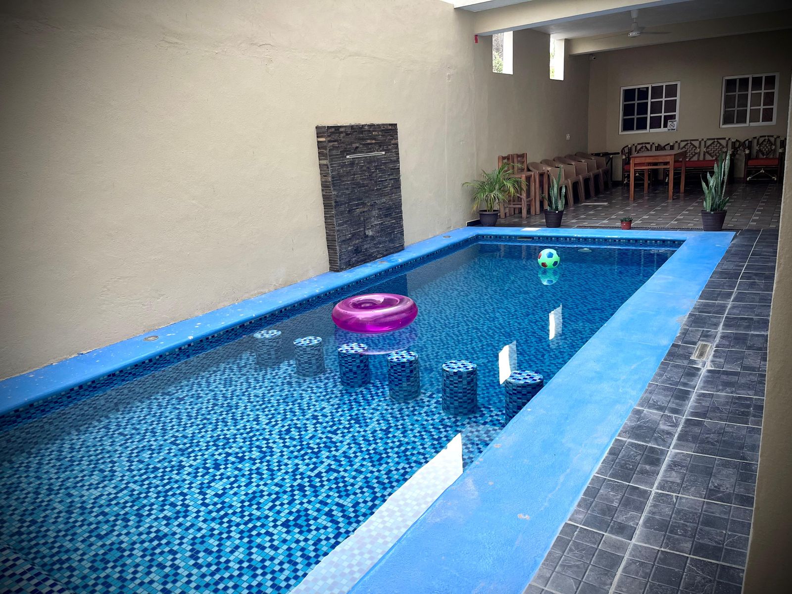 Area de picina dentro de los bugnalows