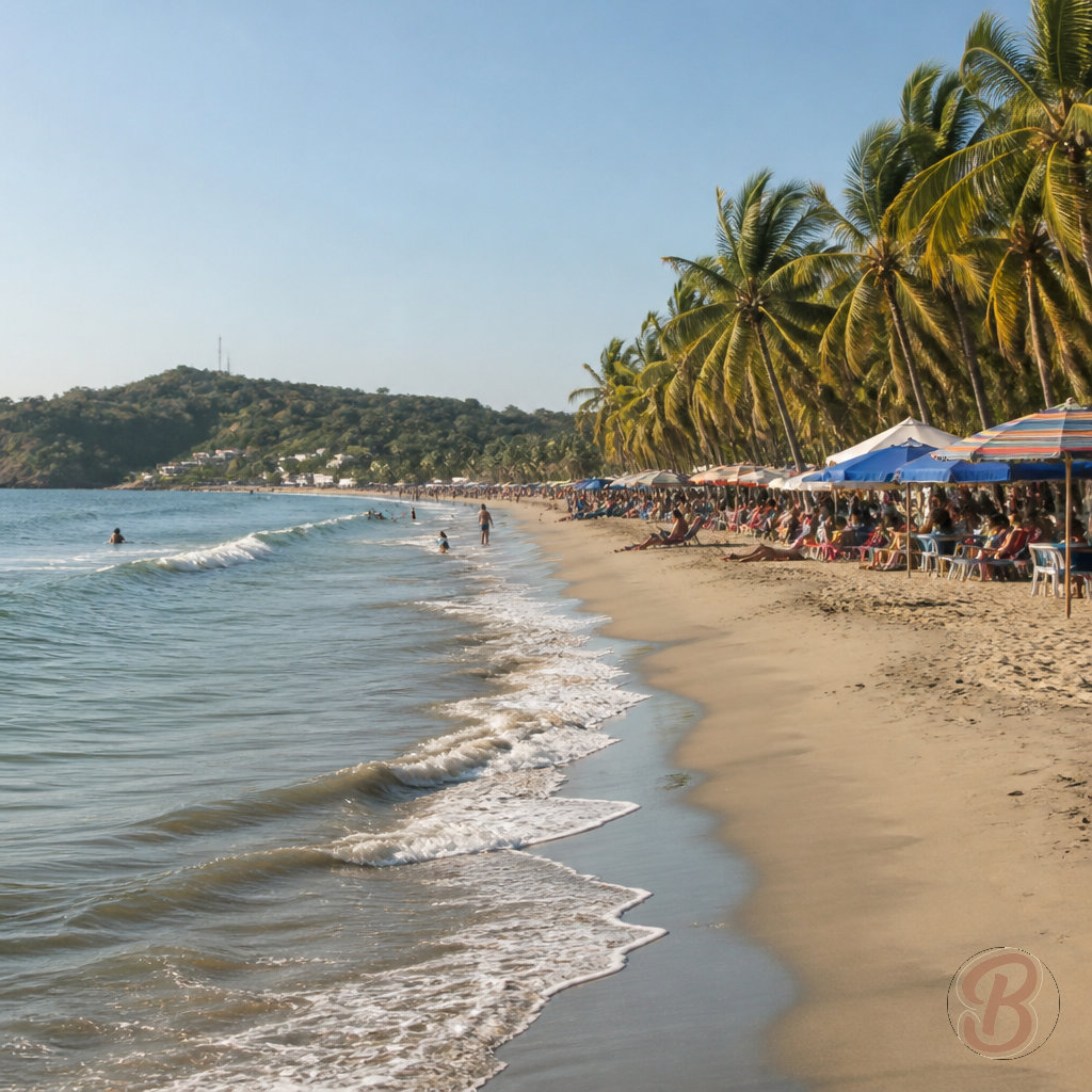 Disfruta las playas de Melaque, perfectas para familias.