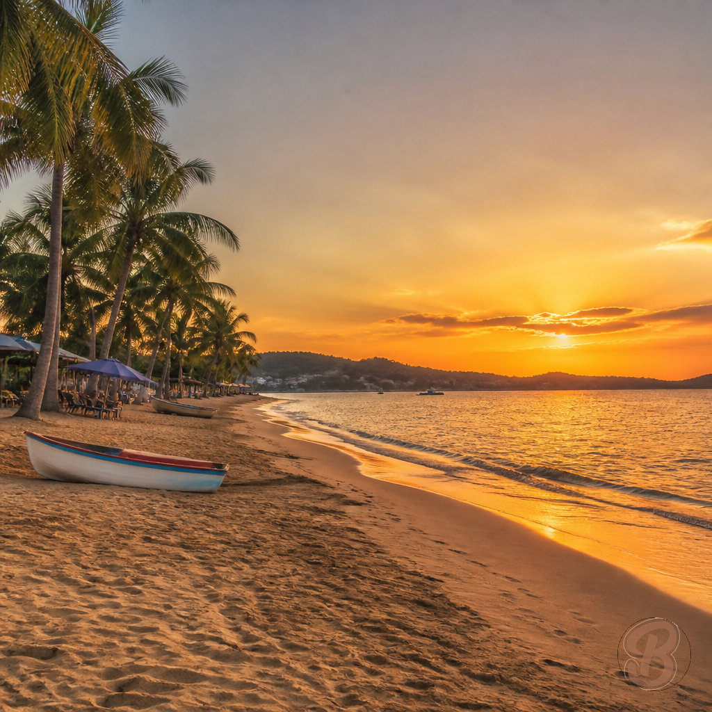Playa de Melaque, ideal para disfrutar en familia con tranquilidad y belleza natural.
